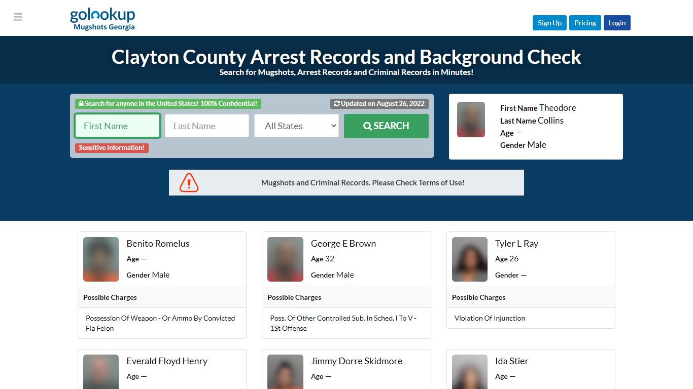 Clayton County Mugshots, Clayton County Arrest Records - GoLookUp